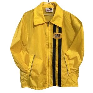 Vintage CAT Diesel Power Windbreaker Jacket Size XL Full Zip House of Sexton